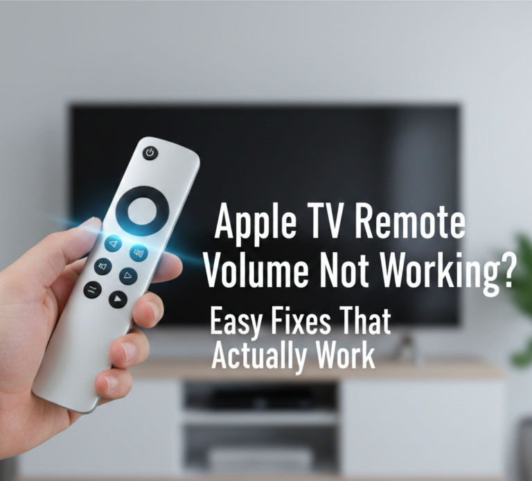 apple tv remote volume not working