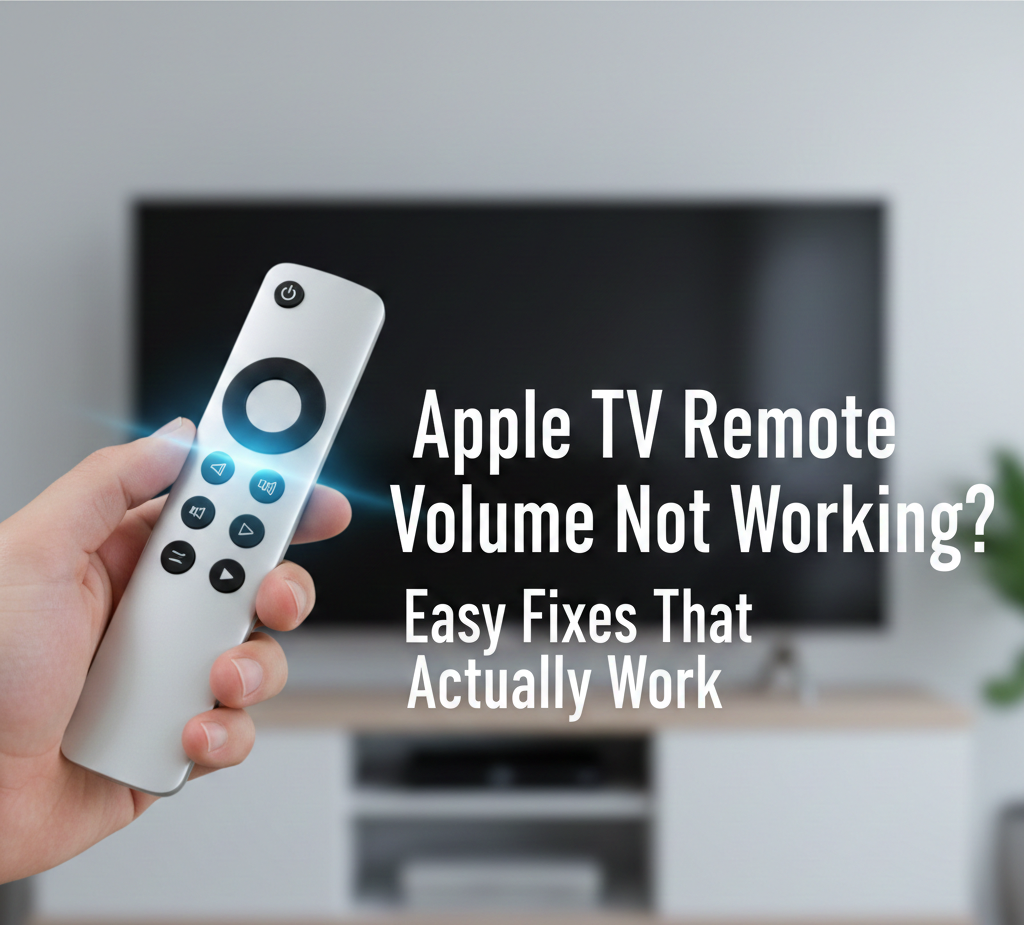 apple tv remote volume not working