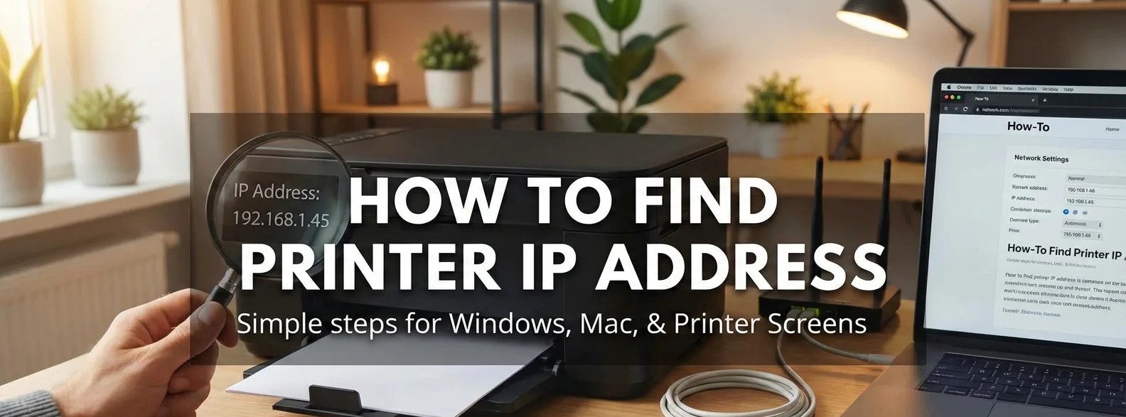how to find printer ip address