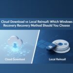 cloud download vs local reinstall