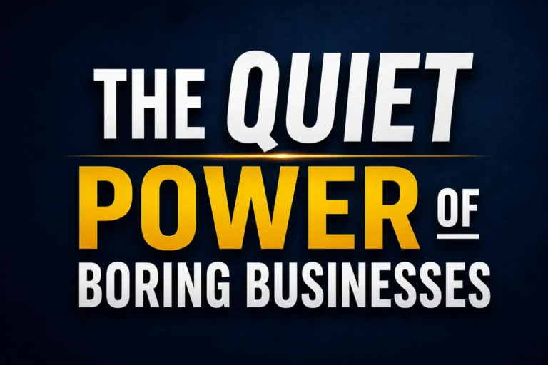 The Quiet Power of Boring Businesses