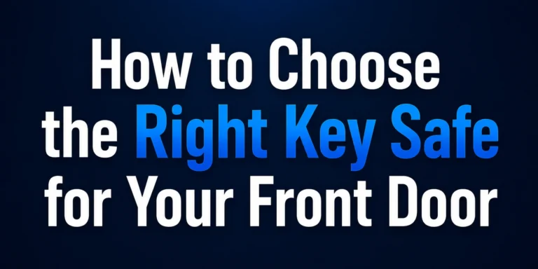 How to Choose the Right Key Safe for Your Front Door