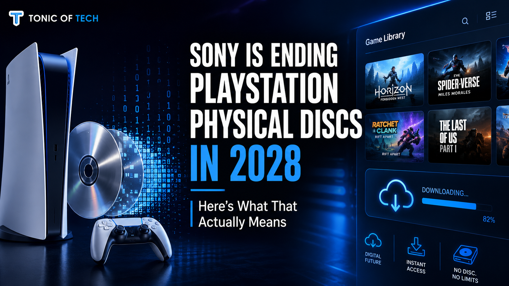 Sony Is Ending PlayStation Physical Discs in 2028