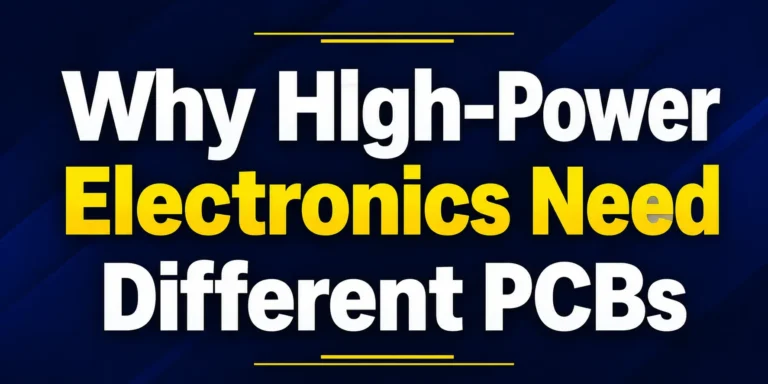 Why High-Power Electronics Need Different PCBs