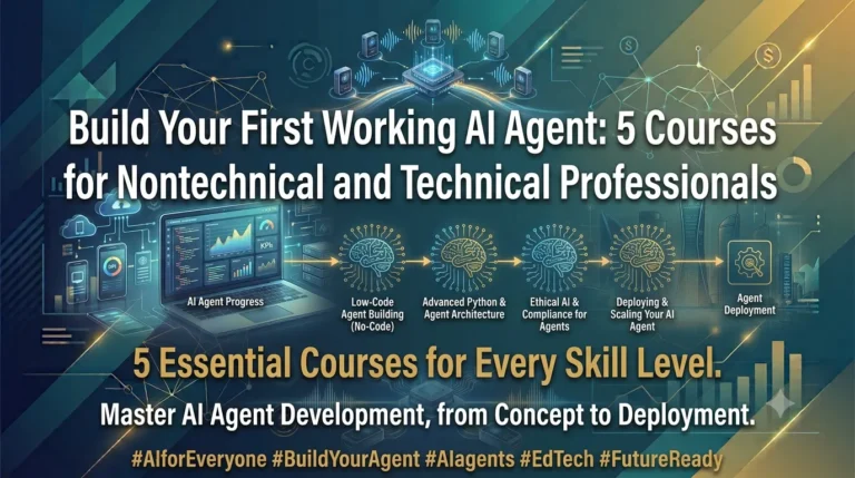 Build Your First Working AI Agent: 5 Courses for Nontechnical and Technical Professionals