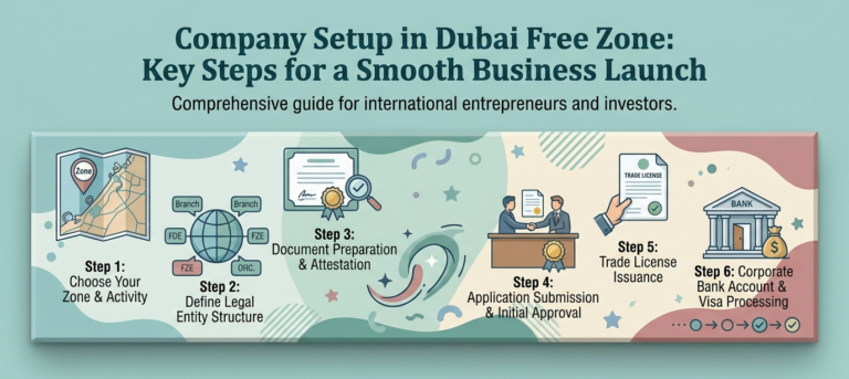 Company Setup in Dubai Free Zone: Key Steps for a Smooth Business Launch