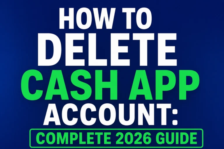 How to Delete Cash App Account