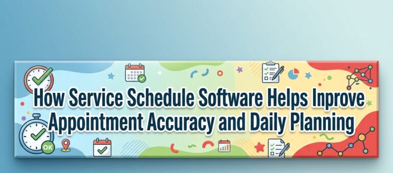 How Service Schedule Software Helps Improve Appointment Accuracy and Daily Planning