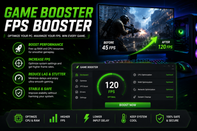 Game Booster vs. FPS Booster: Improve Your PC Gaming Performance