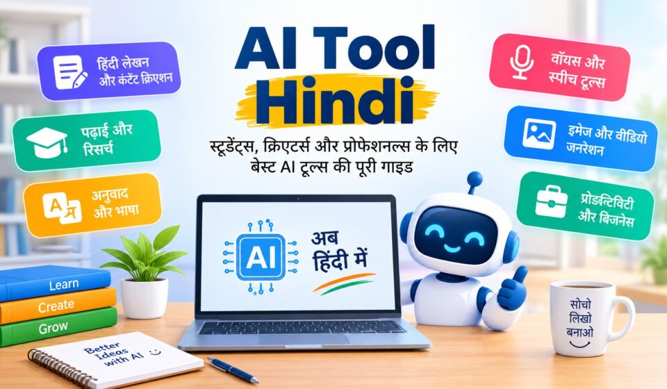 AI Tool Hindi: Best AI Tools in Hindi for Students, Creators & Professionals