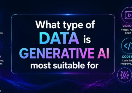 What type of data is generative AI most suitable for? A complete, practical answer