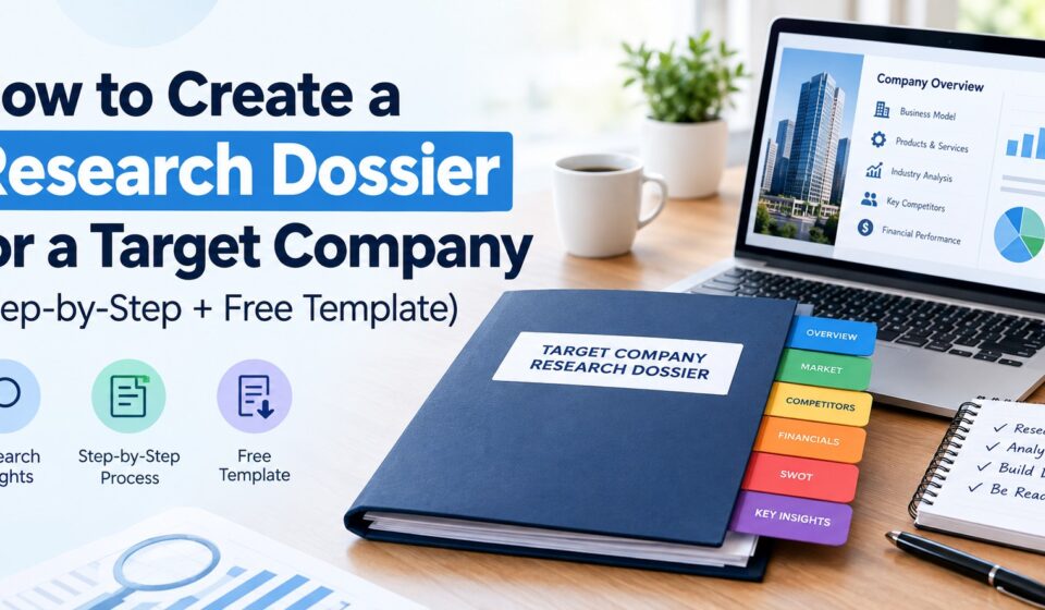 research dossier target company